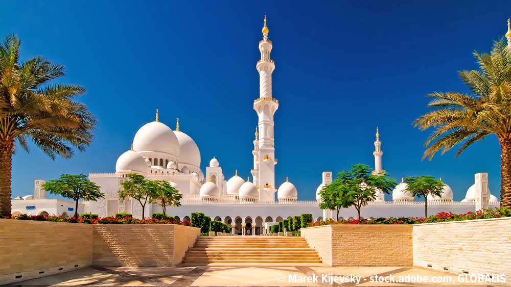 Sheikh-Zayed Moschee in Abu-Dhabi