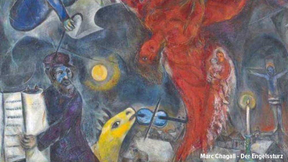 Marc Chagall - Der Engelssturz