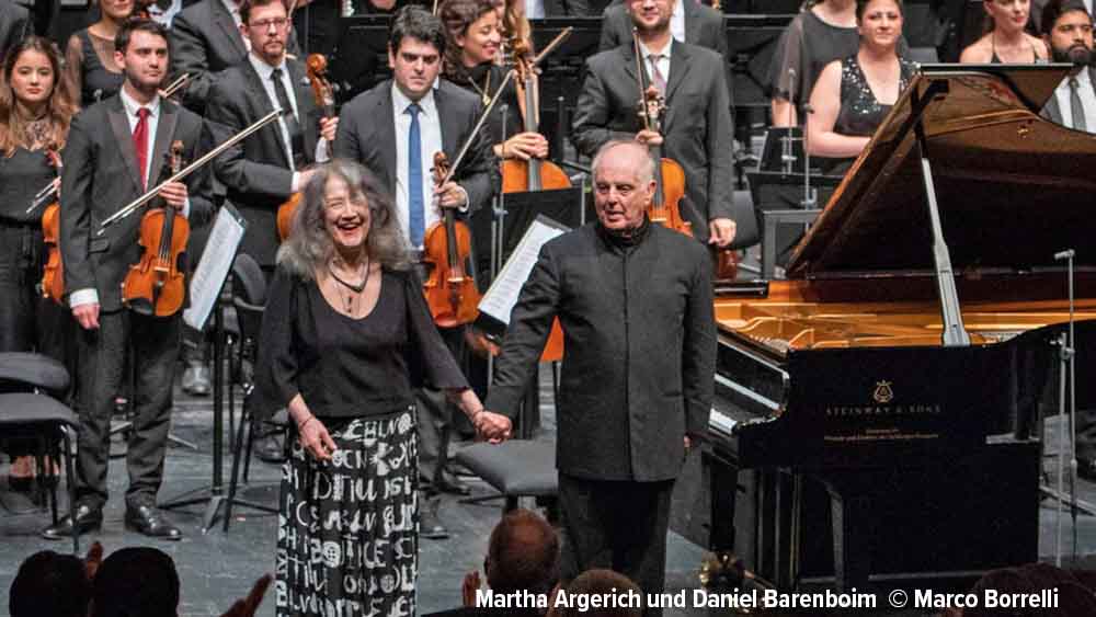 Martha Argerich und Daniel Barenboim