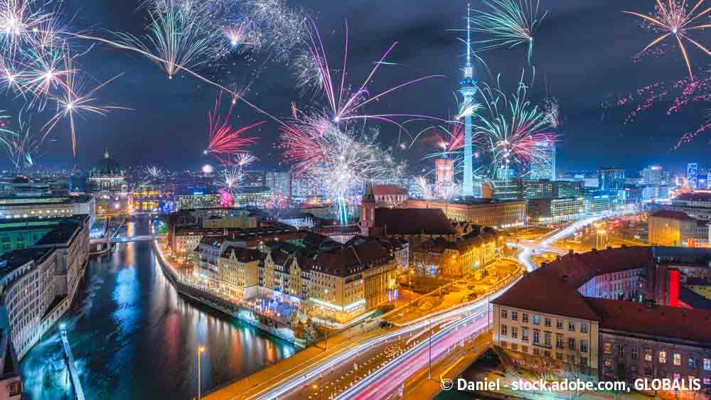 Feuerwerk über Berlin