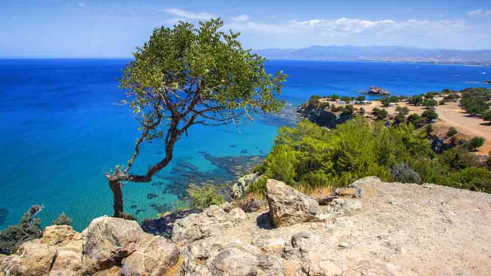 Die Küste Zyperns